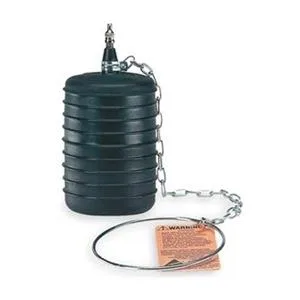 Cherne Cherne 270008 Test Ball Plug Ring &amp; Chain 3.75" Deflate L trap — product photo