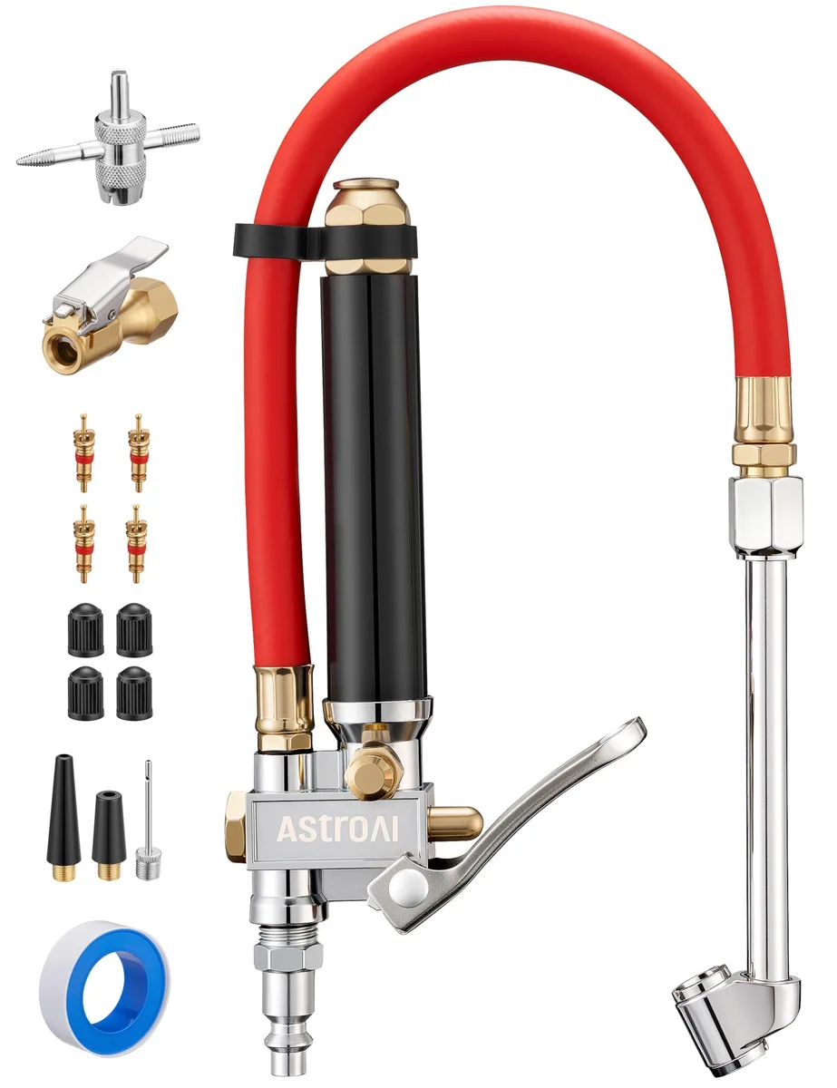 KEHIPI KEHIPI T3 Heavy-Duty Tire Pressure Gauge with Inflator — product photo