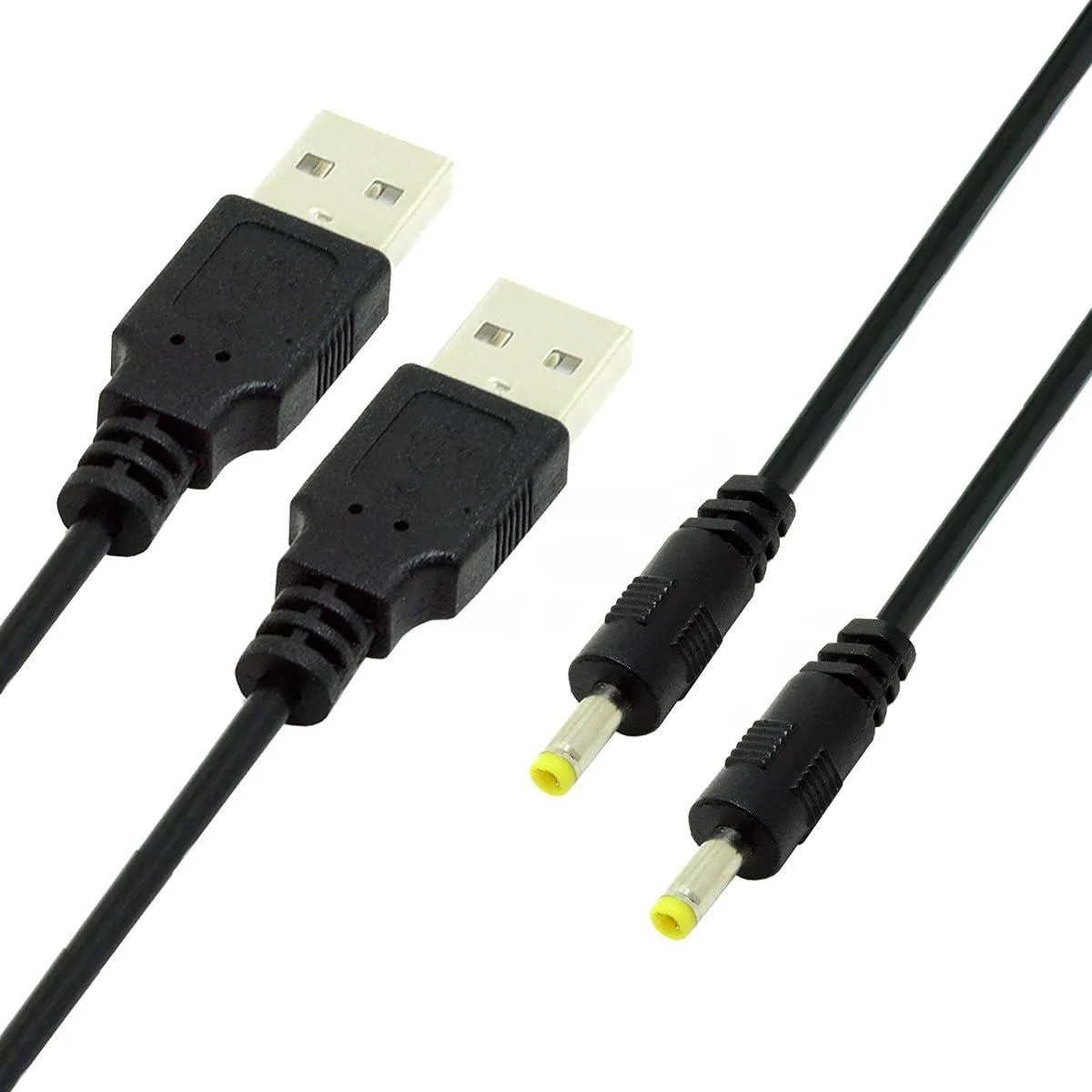Fervit Fervit USB 2.0 Type-A to 4.0x1.7mm DC Power Cable 150cm 24AWG 2pcs — product photo