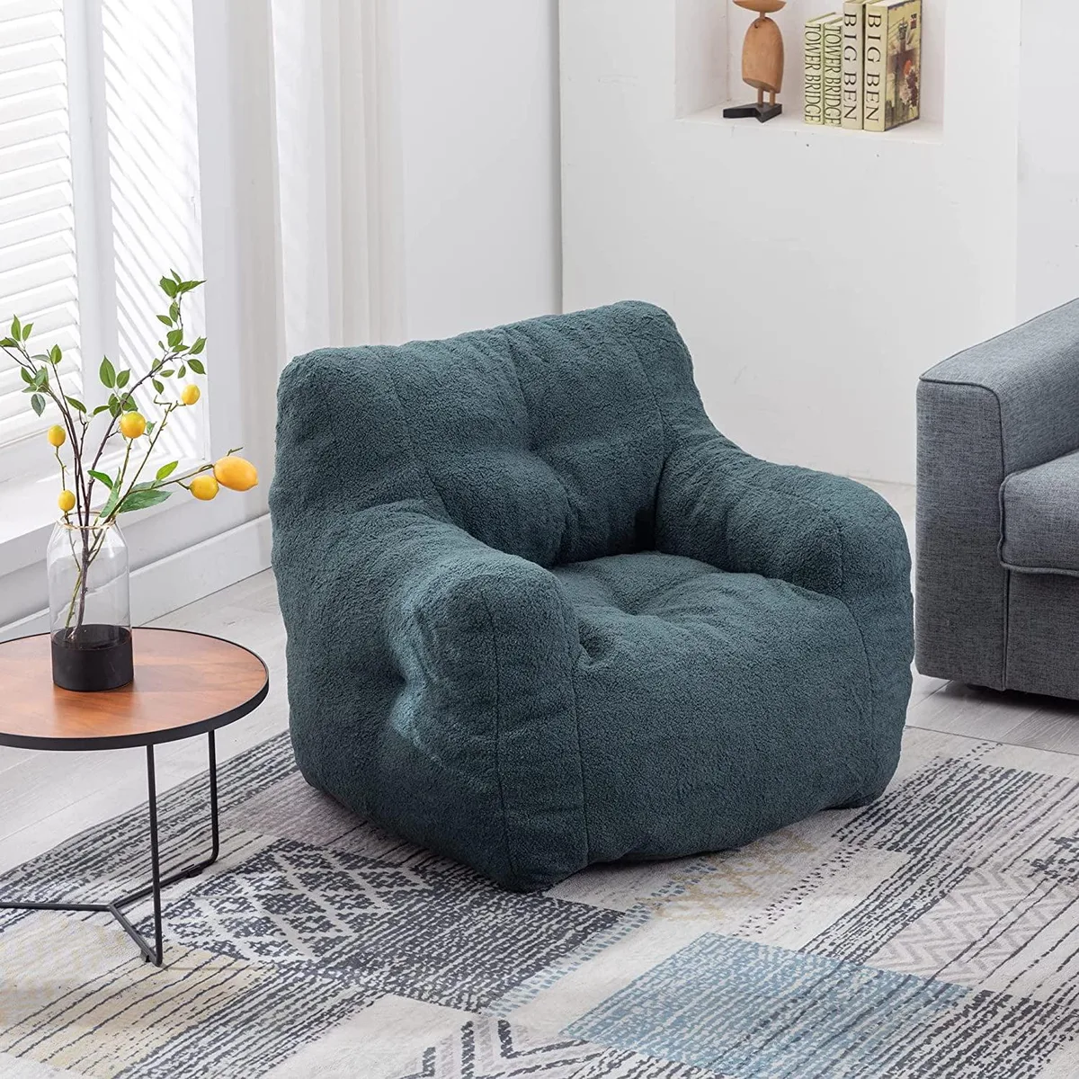 Sumdeal Sumdeal Soft Tufted Foam Bean Bag Chair Green — product photo