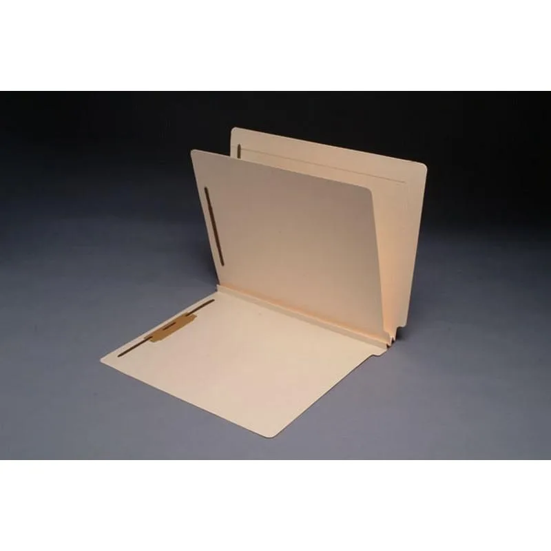 Box of 25 manila classification folders with full cut end tab and divider