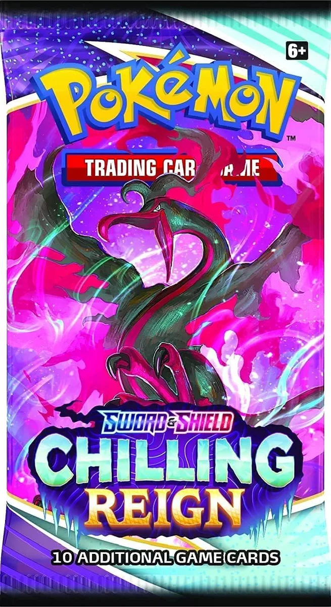 Pokemon Pokemon TCG Sword &amp; Shield Chilling Reign Booster Pack 10 Cards — product photo