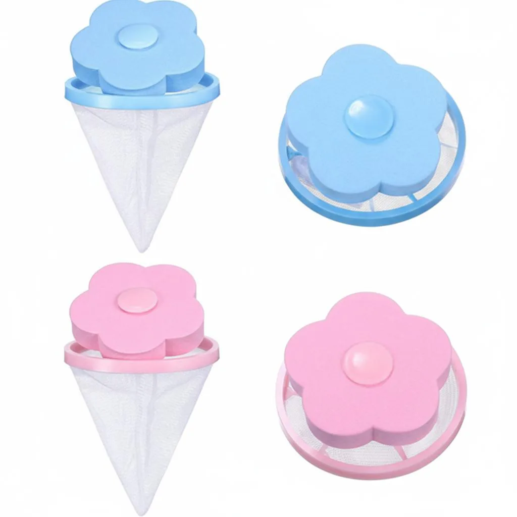 The Perfect Part The Perfect Part Floating Pet Fur Catcher Laundry Tub 2 Pcs Blue & Pink 3.15 3.74 — product photo