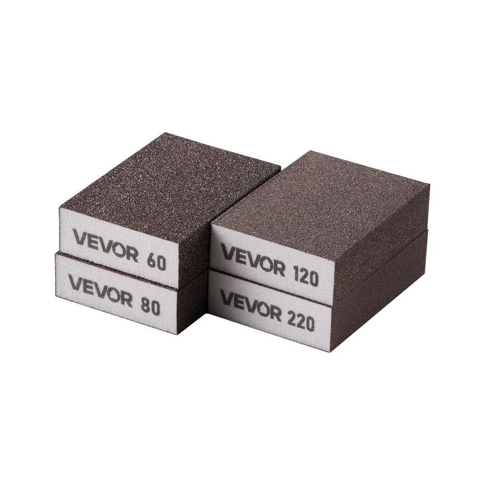 VEVOR VEVOR Sanding Sponge 4 Pcs 60/80/120/220 Grit Assortment Cleaning — product photo