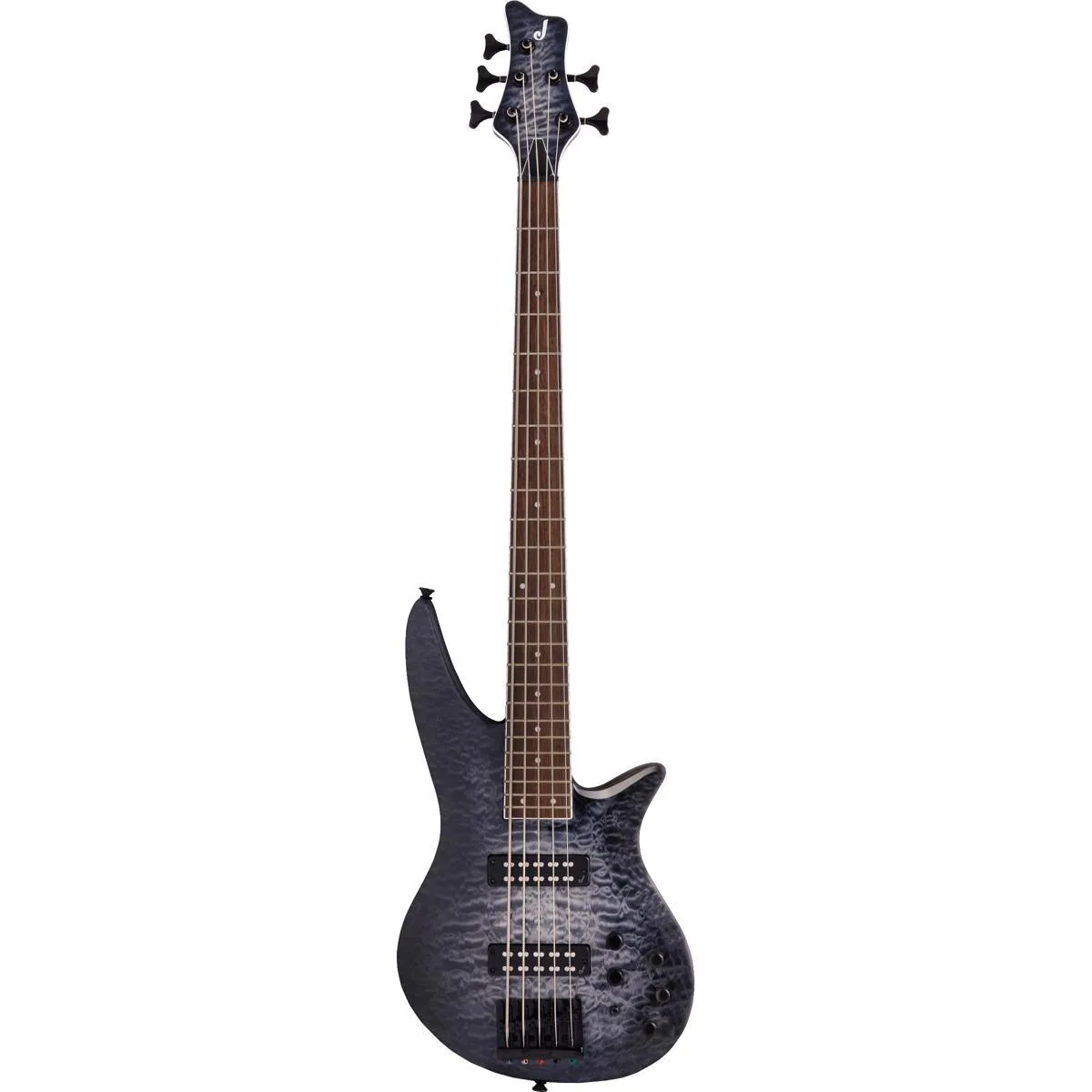 Jackson Jackson Spectra Bass SBXQ V 5-String Bass Guitar Laurel Fingerboard Transparent Black Burst — product photo