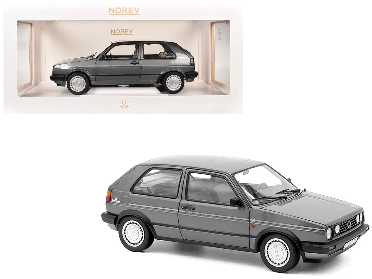 Norev Norev 1989 Volkswagen Golf Champion Gray Metallic 1/18 Diecast Car — product photo