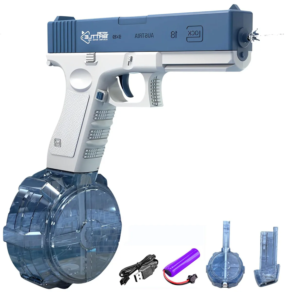Portholic Portholic Electric Water Pistol Blue 434cc+58cc — product photo