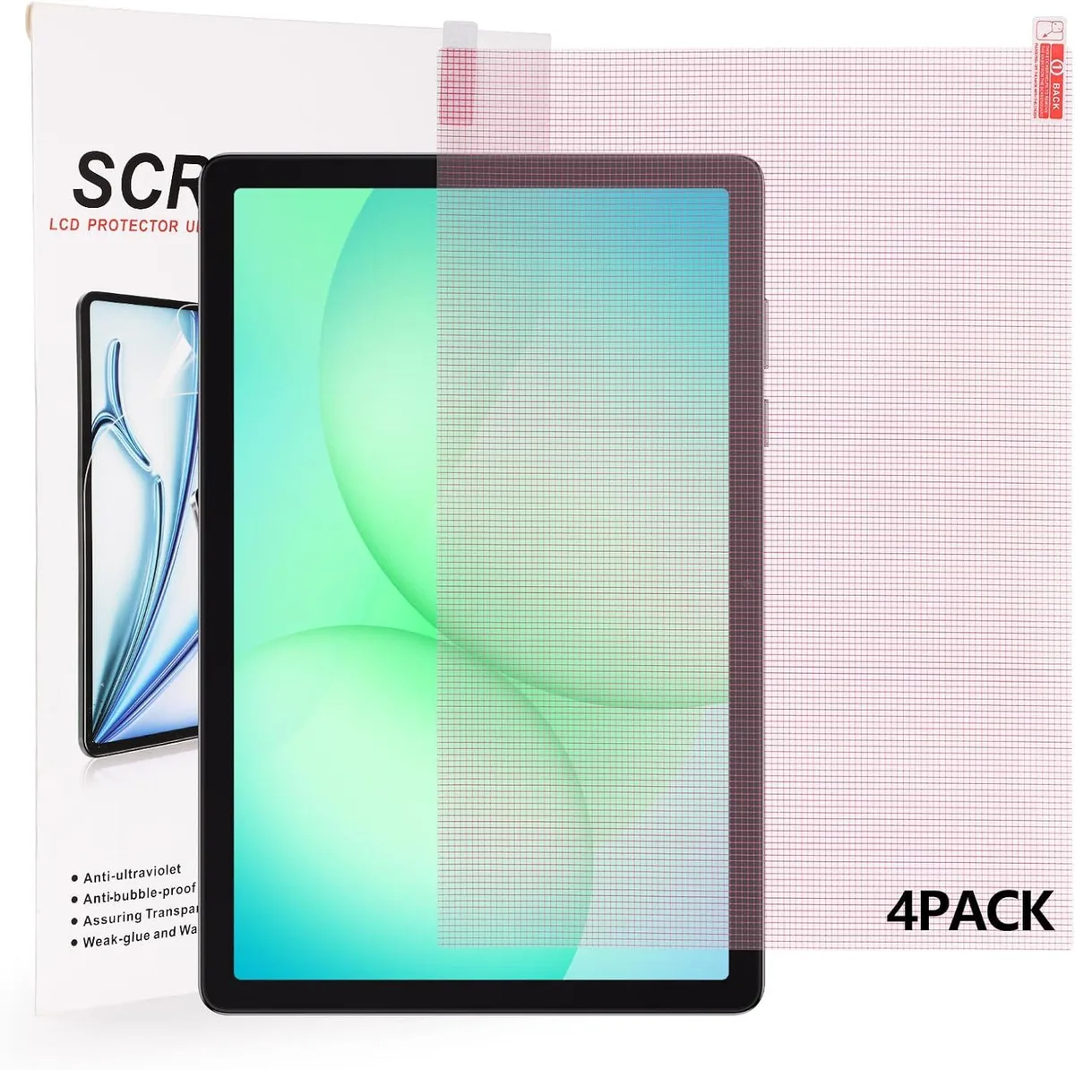 Leelbox Leelbox 4-Pack Cut-to-Fit Screen Protector 295×210 mm — product photo