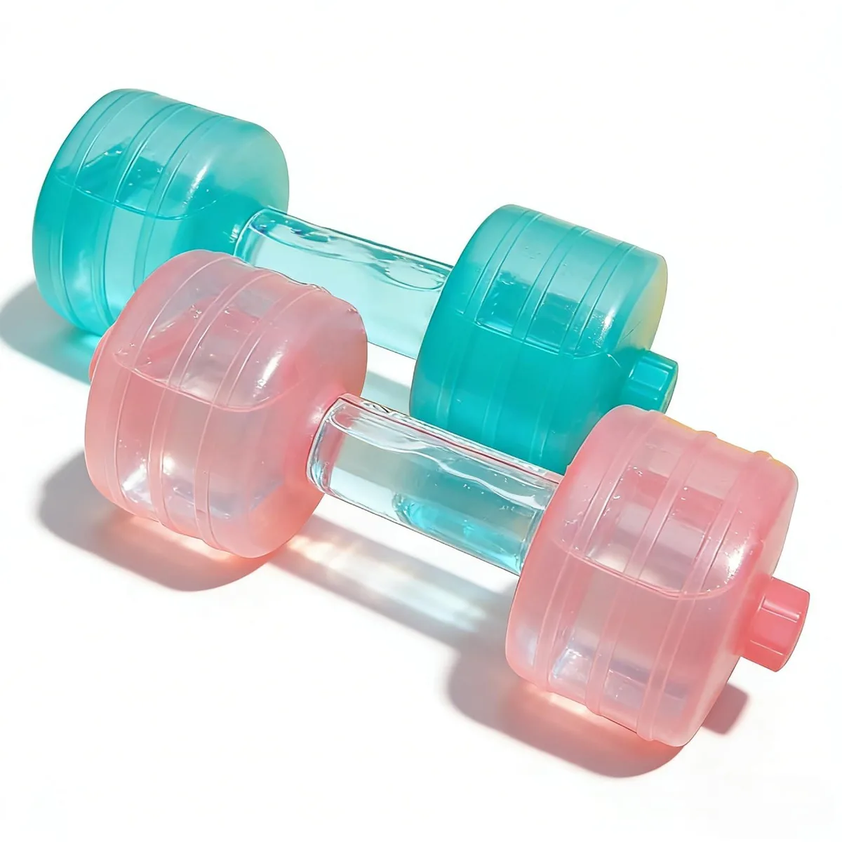 Yosoo Health Gear Adjustable Water Dumbbell (Pink/Green Random, Single) — product photo