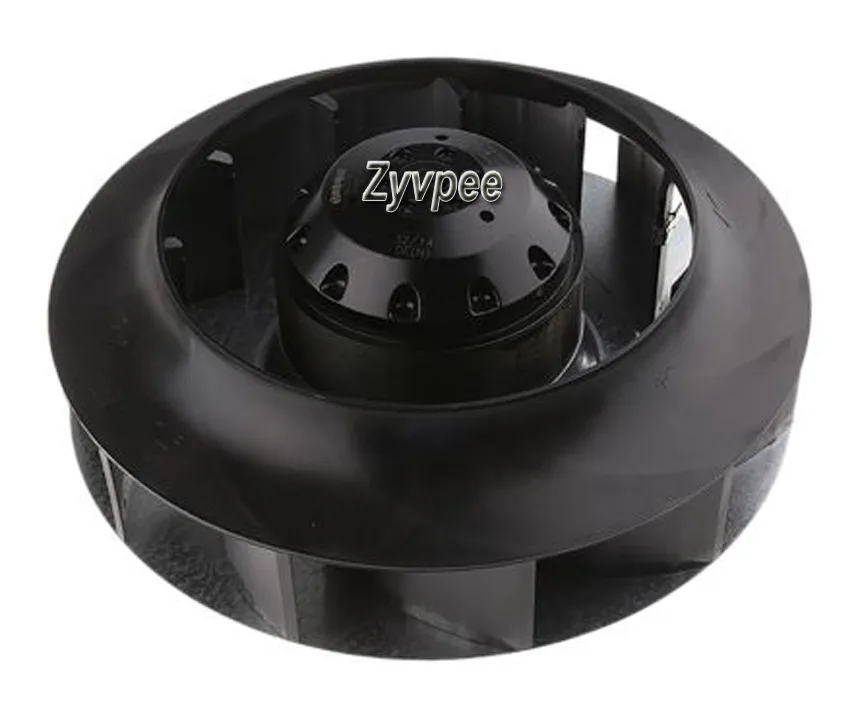 Zyvpee Zyvpee R2E225-AT51-14 225mm 230V 50/60Hz IP44 black steel AC centrifugal fan — product photo