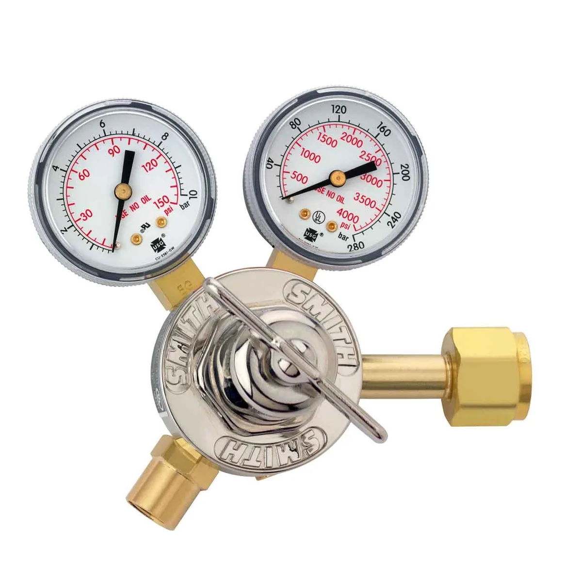 Miller Enterprises Miller Enterprises 30-150-320 Single Stage Gas Regulator CGA-320 0 to 150 psi — product photo