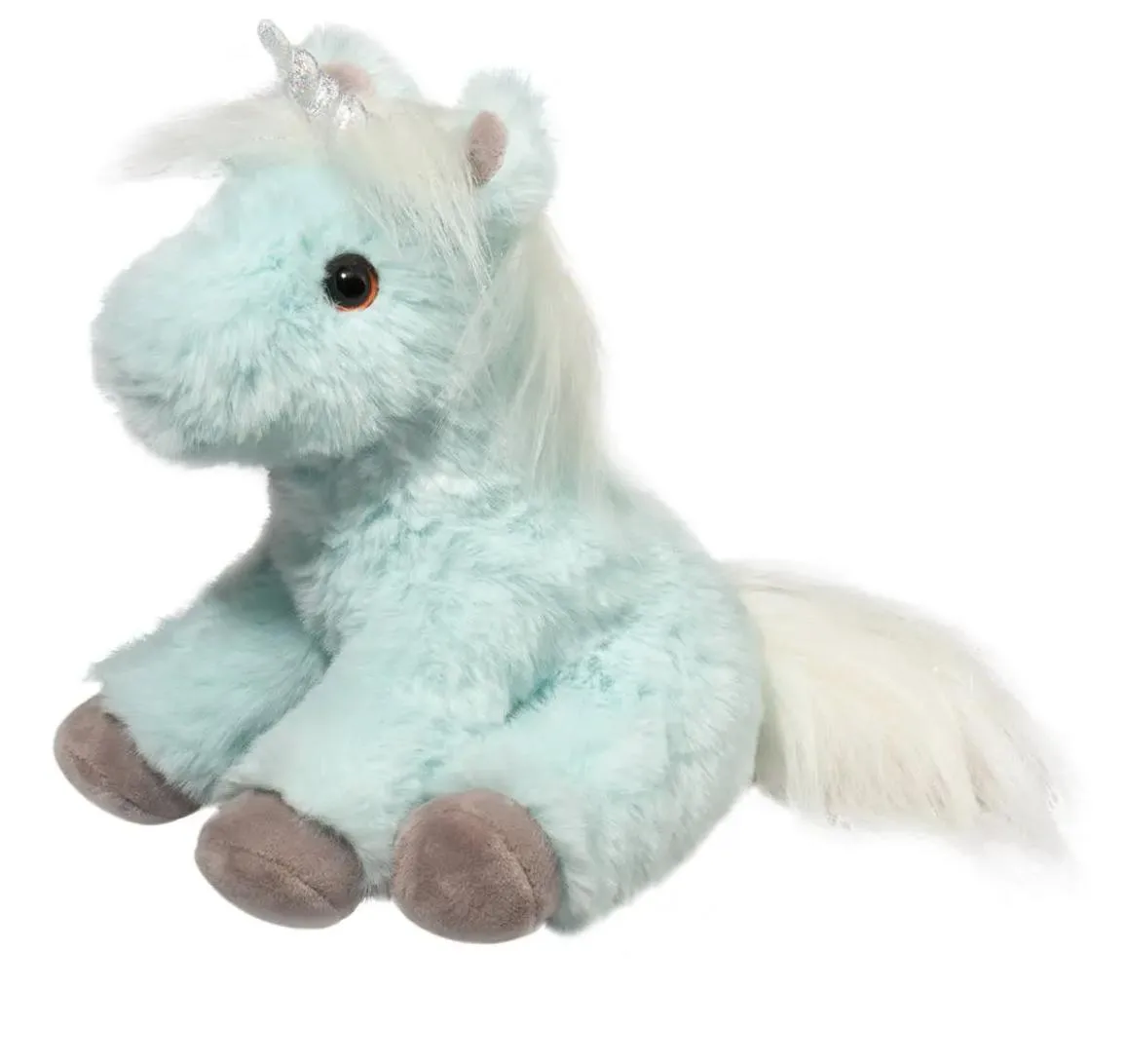 Douglas Toys Douglas Toys Mini Bonnie Ice Blue Unicorn stuffed 6 — product photo