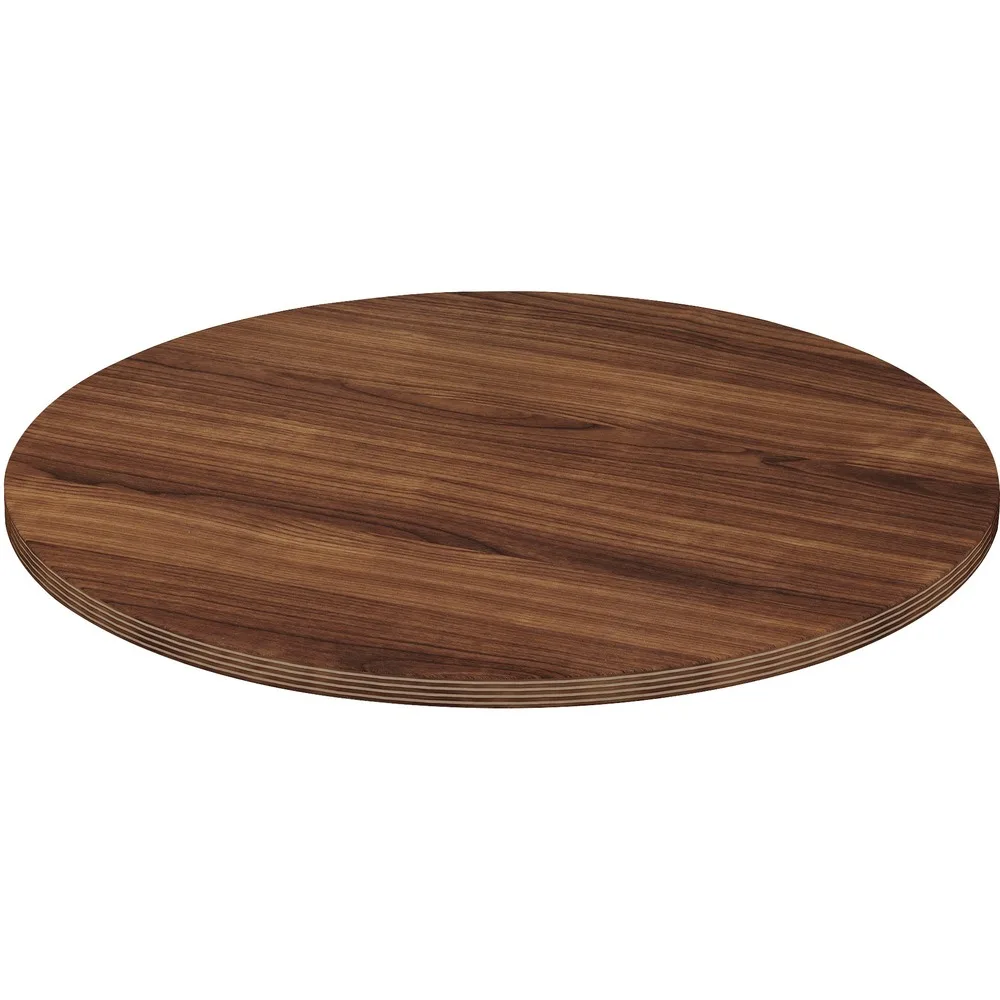 Lorell Lorell LLR34358 42" Walnut Round Table Top office furniture — photo du produit