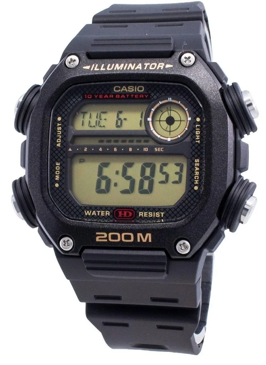 CASIO CASIO DW-291H-9AV Digital Resin Watch 200m 51.00mm — product photo