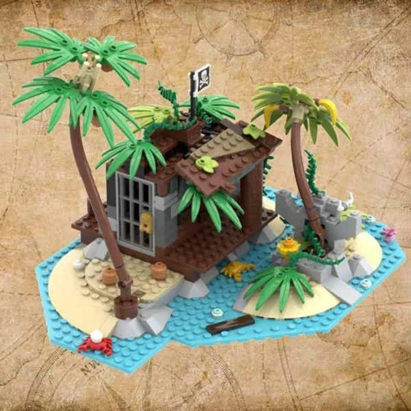 ZITIANYOUBUILD ZITIANYOUBUILD Custom MOC-117866 Pirate Island 952 Parts — product photo