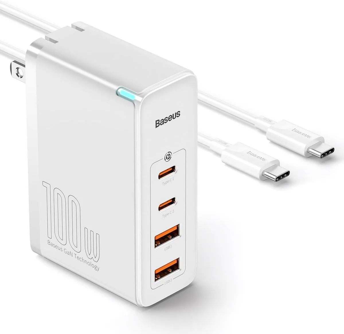 KINGARD KINGARD 100W 4-Port GaN II USB-C Charger White — product photo