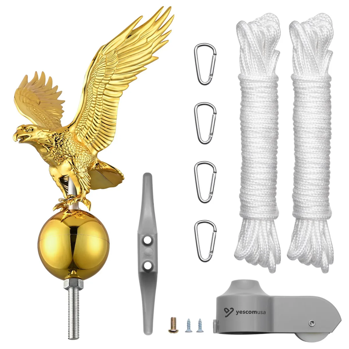 Yescom USA, Inc. Yescom USA, Inc. Flagpole Repair Kit Eagle Top 20/25/30 Ft 2" Diameter — product photo