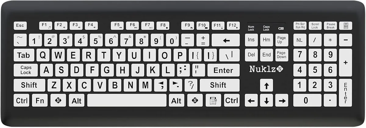 usbroway usbroway Magnus 325 Wireless Large Print Gaming Keyboard — product photo