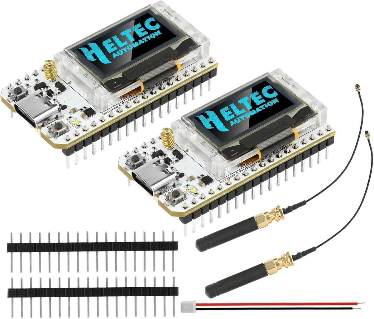 MCDODO MCDODO ESP32-S3FN8 LoRa SX1262 0.96" OLED 863-928 MHz 2-Pack — product photo