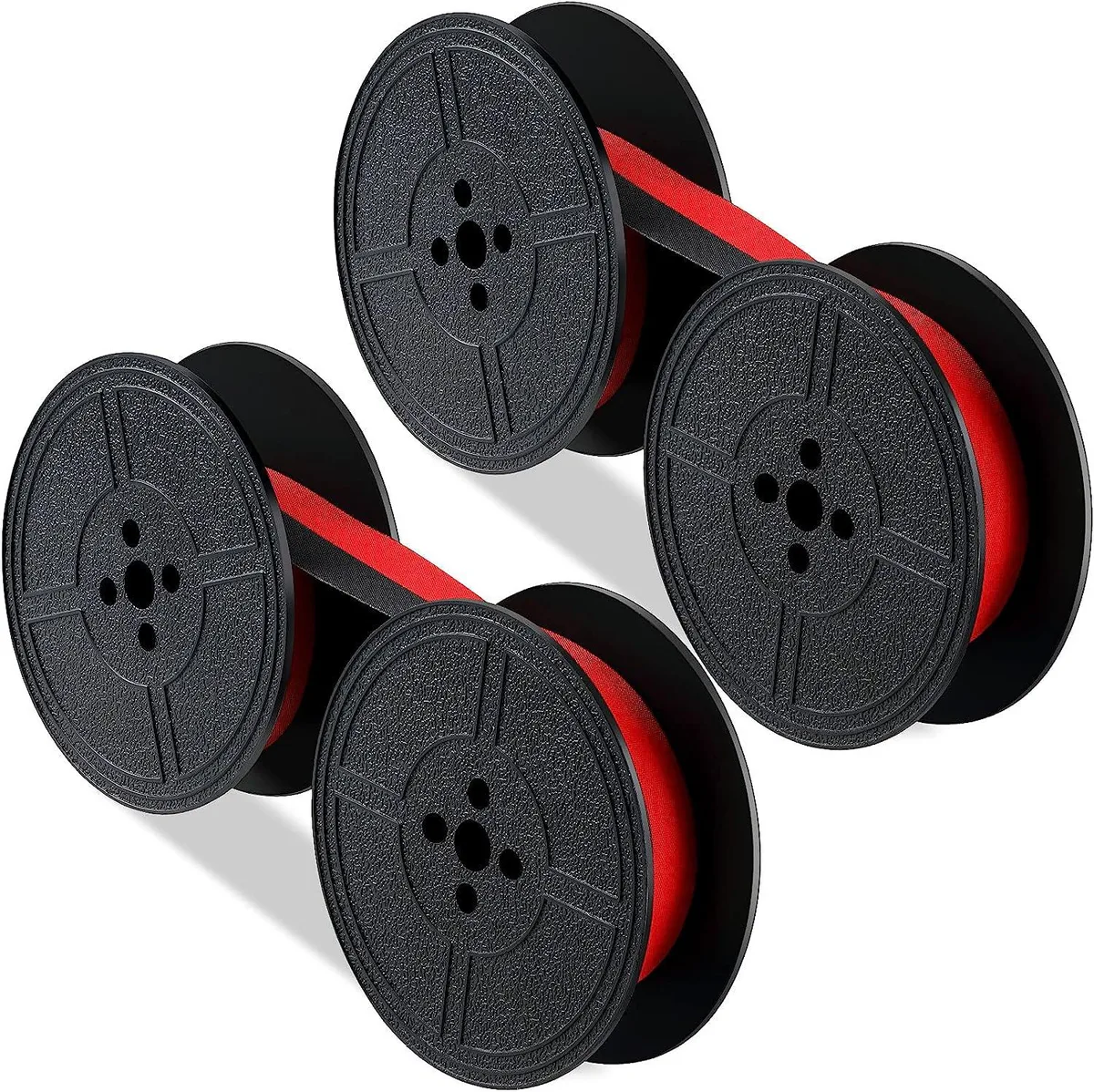NShi NShi 2 Pairs Universal Twin Spool Ribbon Red Black 3D Printers Accessory — product photo