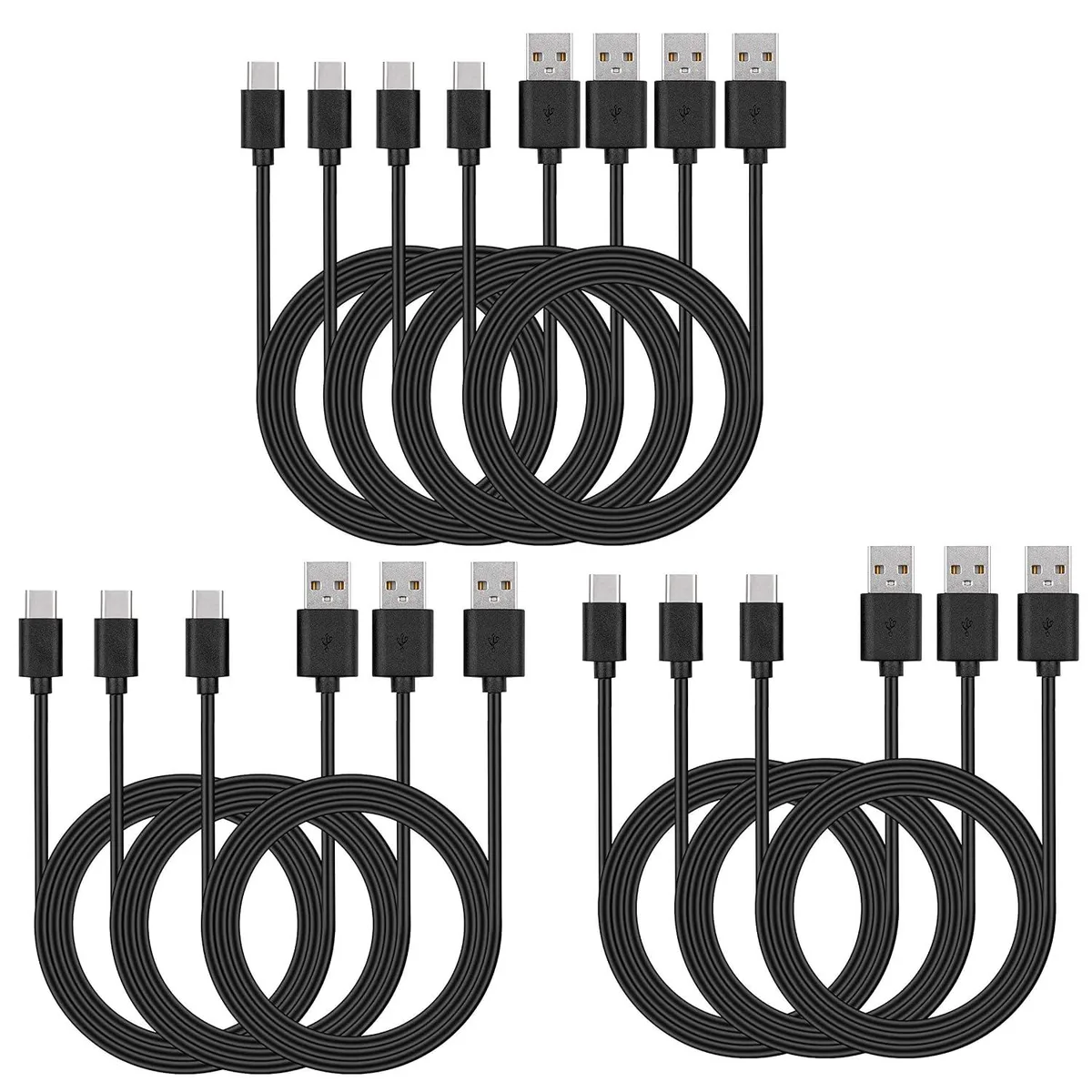 Kootion Kootion USB C Cable 10-Pack 3.3ft Black — product photo