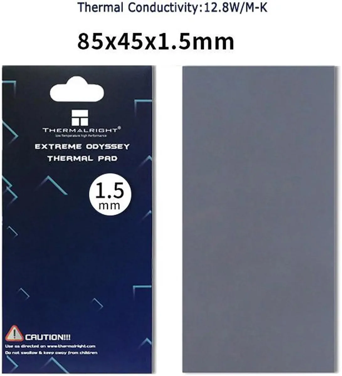 Lirealar Lirealar 85x45mm thermal pad 12.8 W/mK 1.5mm 15g — product photo