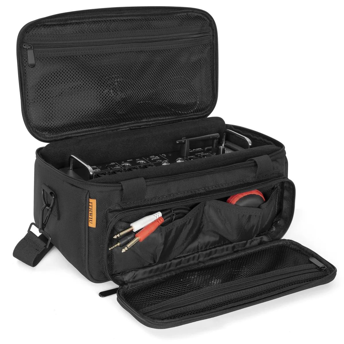  ITHWIU Mixer Carry Bag for Behringer X-AIR XR12 XR16 XR18 14.6" x 7.5" x 6.7" Black — product photo