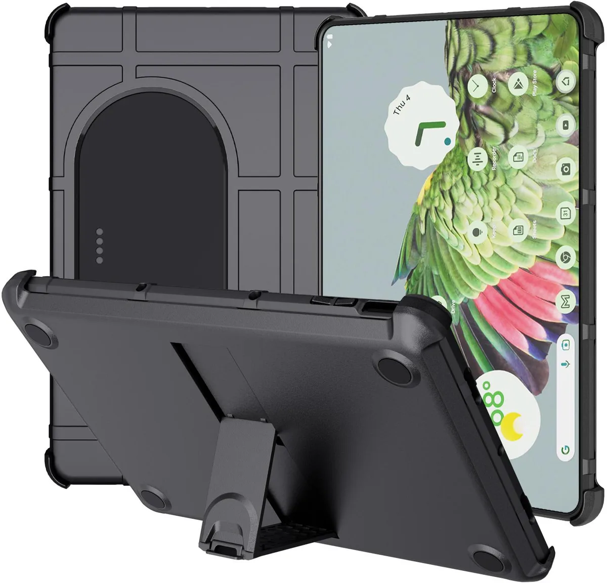 Nakedcellphone Nakedcellphone Special Ops Case & Travel Cover Stand for Google Pixel Tablet (2023) Black — product photo