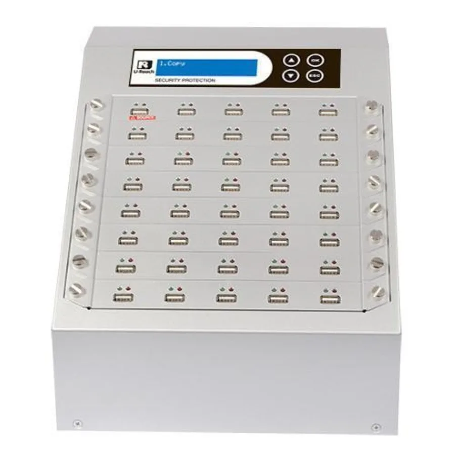 U-Reach, Inc. U-Reach, Inc. UB940S 1:39 USB Duplicator 2GB/min 33MB/s Silver Series — product photo