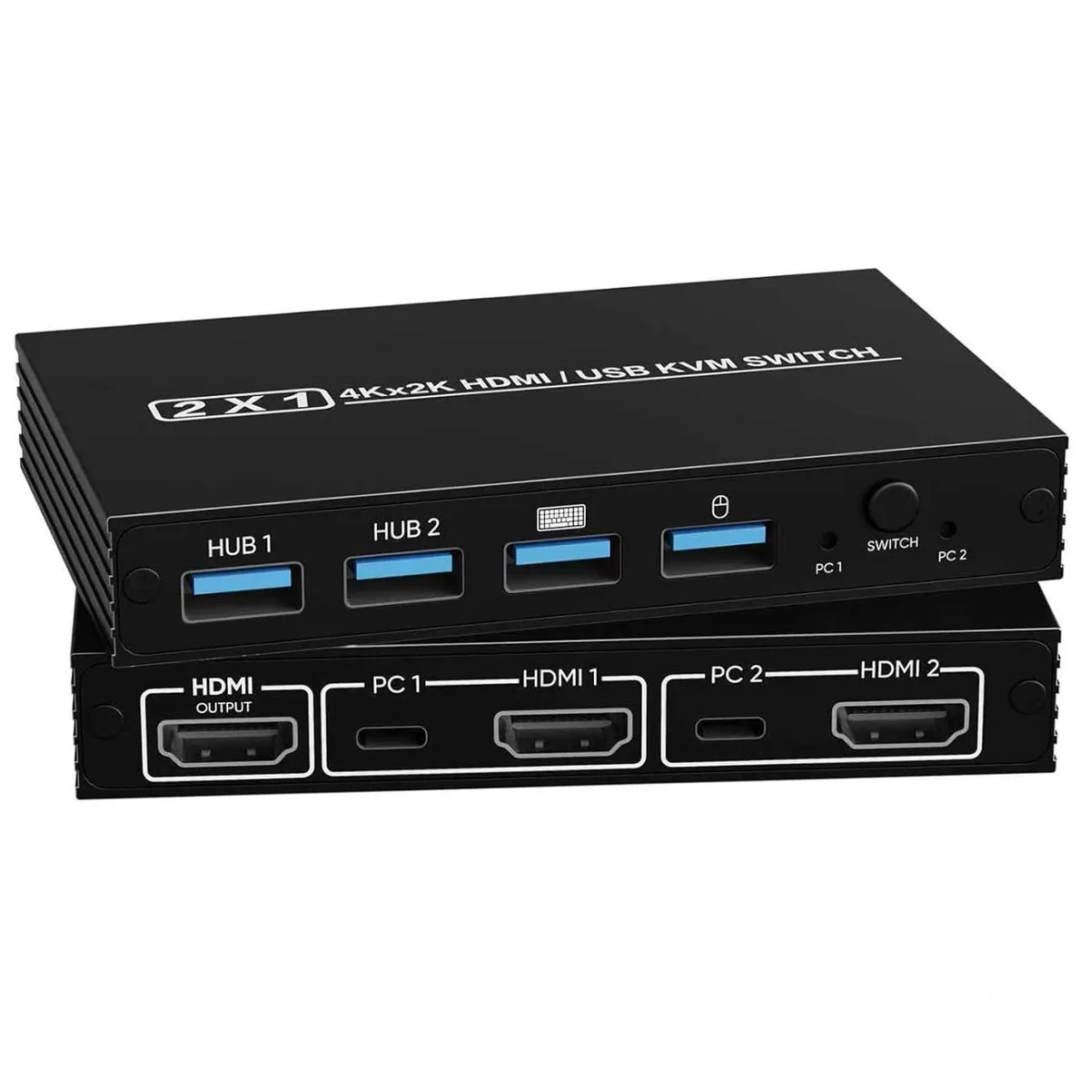 AUTYUE AUTYUE HNE-002 2-Port HDMI KVM Switch 4K@60Hz — product photo