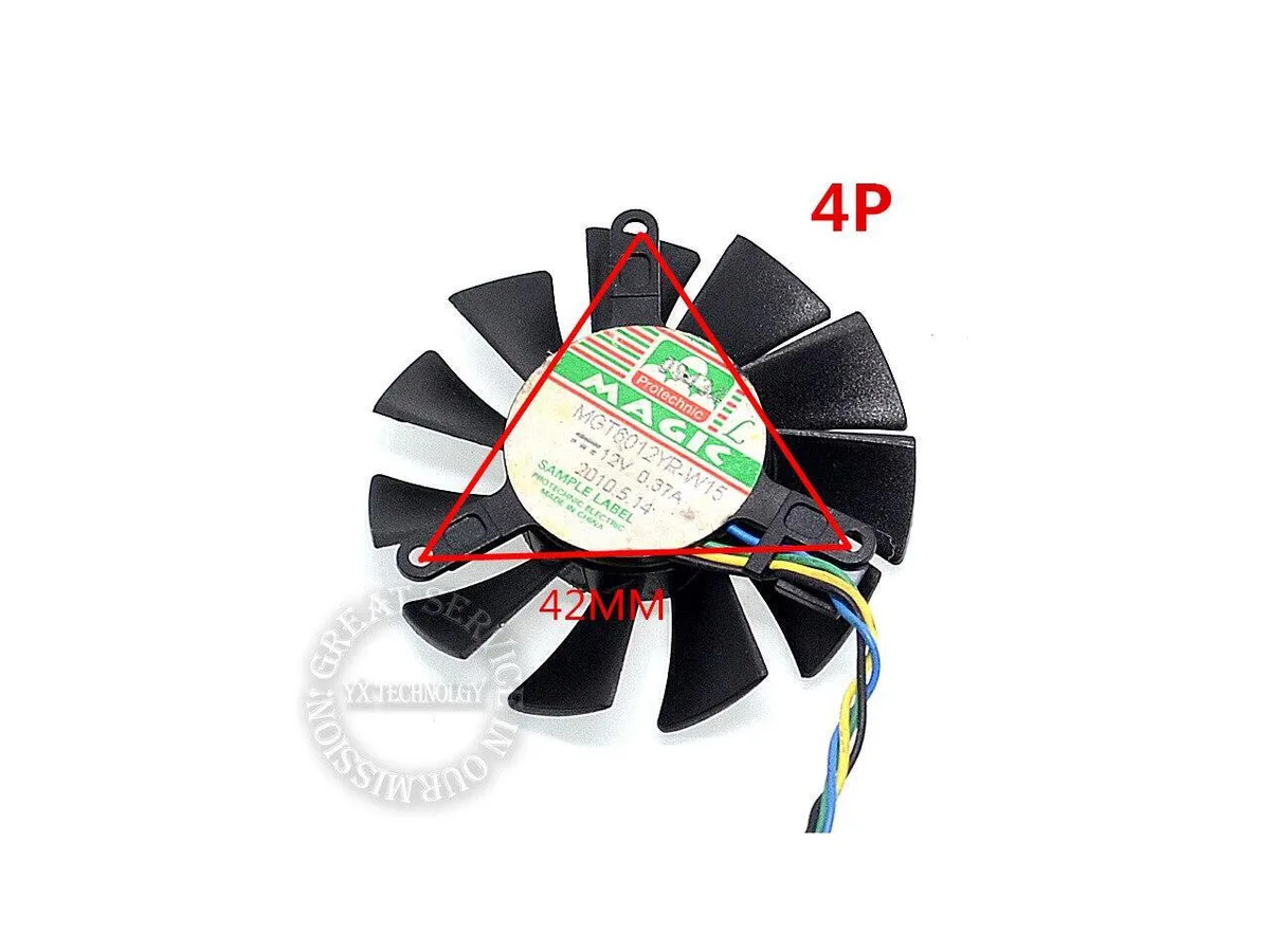 Fans Fans MGT6012LR 42mm 12V .23A 55mm vga cooling — product photo