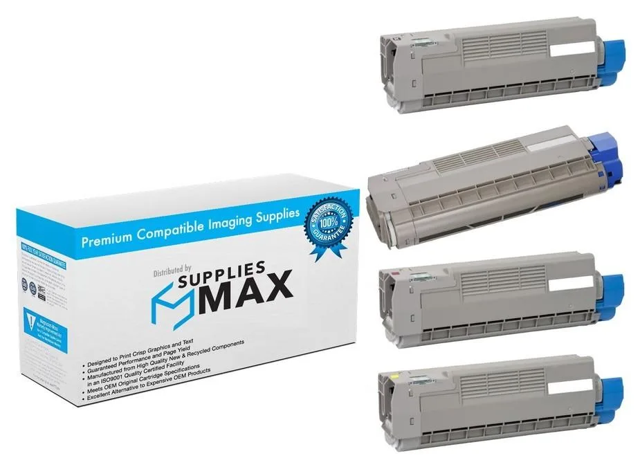 SuppliesMax SuppliesMax Okidata 4650750MP Toner Cartridge Combo Pack — product photo