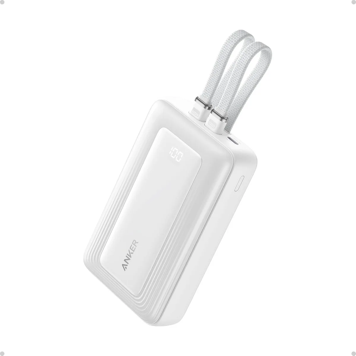 MCHOSE MCHOSE 20 000mAh 30W Power Bank with Built-in USB-C &amp; MFi Lightning Cables — product photo