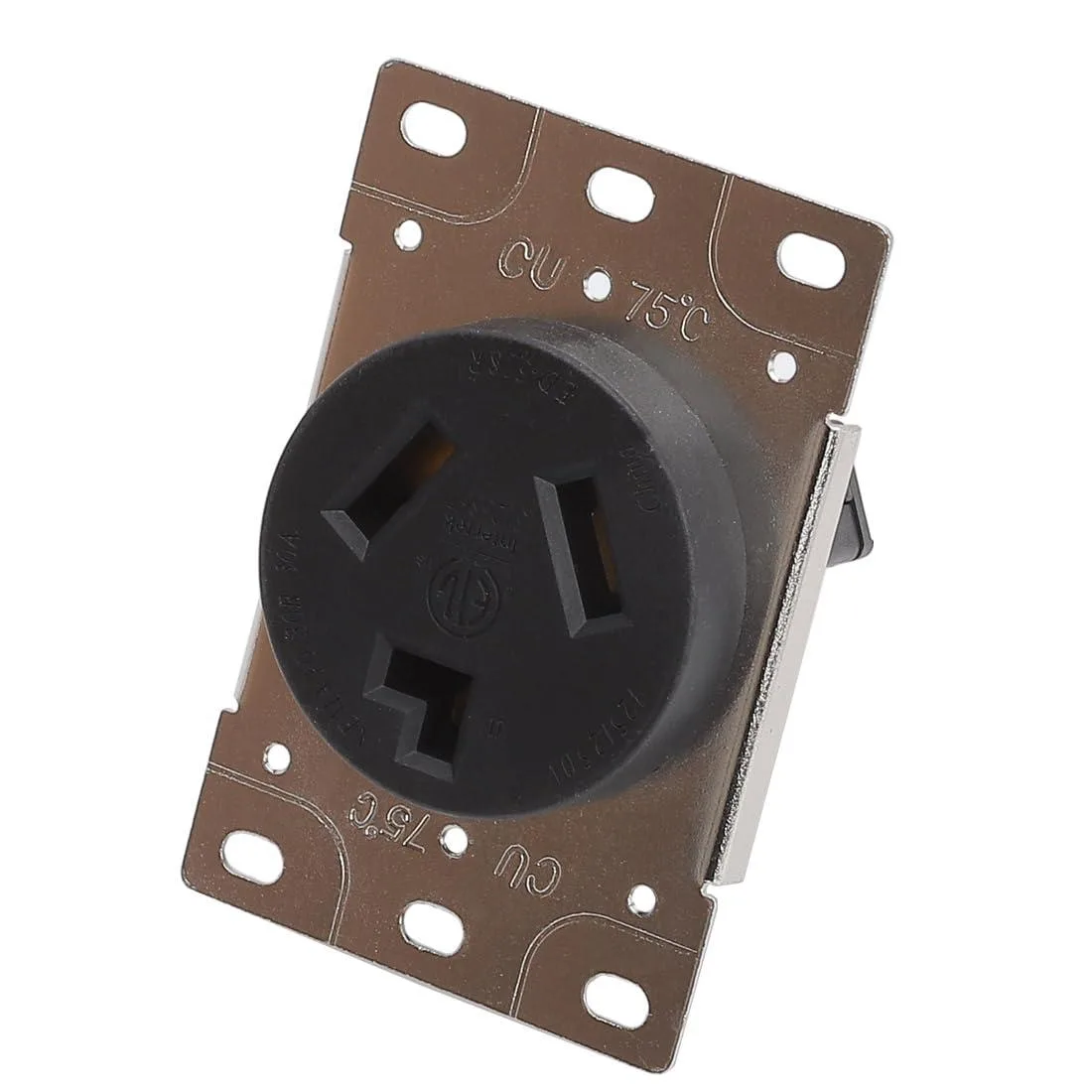 LORDWORLD LORDWORLD NEMA 10-30R 30A 125/250V 2P3W Flush Receptacle — product photo