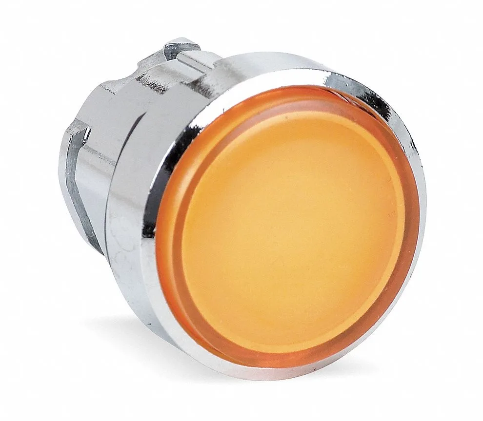 Schneider Electric Schneider Electric ZB4BH53 Illuminated Push Button 22 mm Yellow — product photo