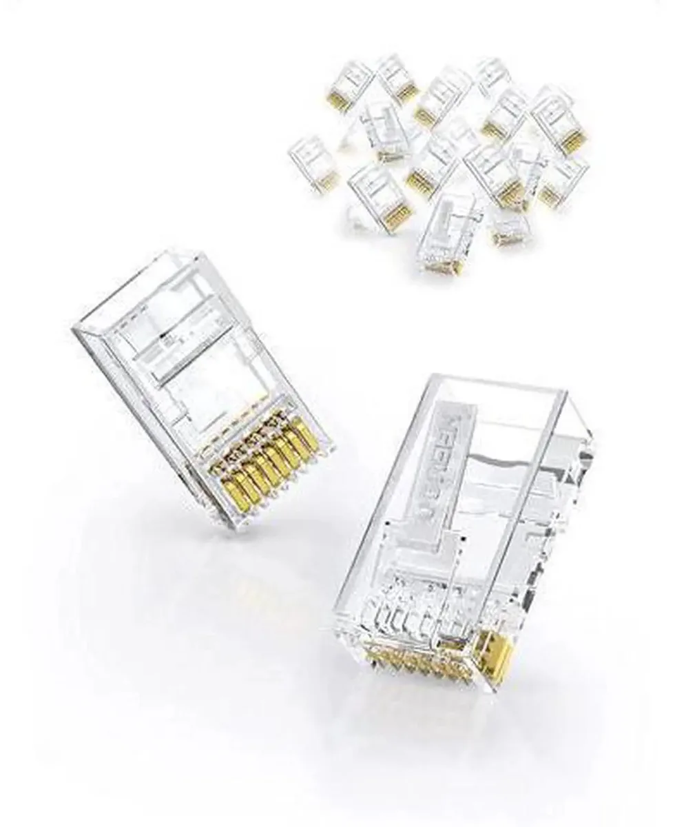 SMUGDESK SMUGDESK 50Pack PassThrough RJ45 Network Connectors Cat5e Cat6 — product photo