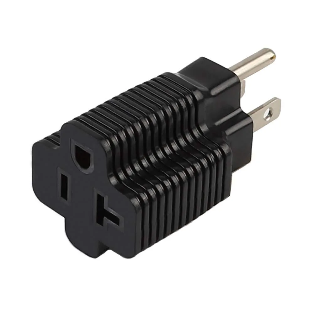 LORDWORLD LORDWORLD 5-15P to 5-20R Adapter 5-Pack 15A 20A 125V — product photo