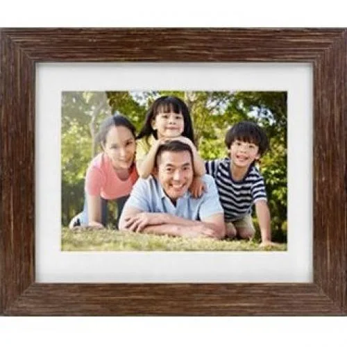 Aluratek Aluratek ADPFD08F 8 inch Distressed Wood Digital Photo Frame video accessory — product photo