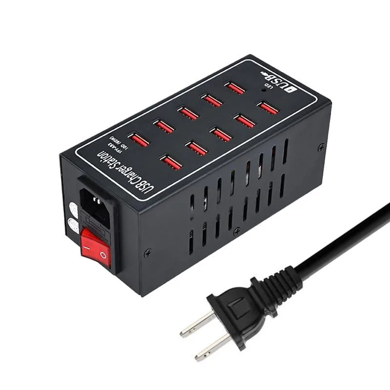 KEHIPI KEHIPI YFY-A93 10-Port USB Charger 60W — product photo