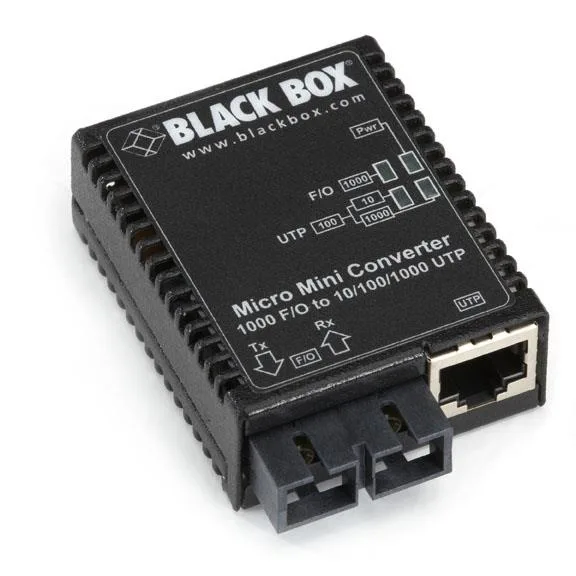 Black Box Corporation Black Box Corporation LMC4002A 10/100/1000Base-TX to 1000Base-X SC 850 nm 0.5 km network switch — product photo