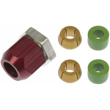 DORMAN 800-993 aluminum air line connector 3/8 inch compression threaded fitting with tension ring and seal sleeve