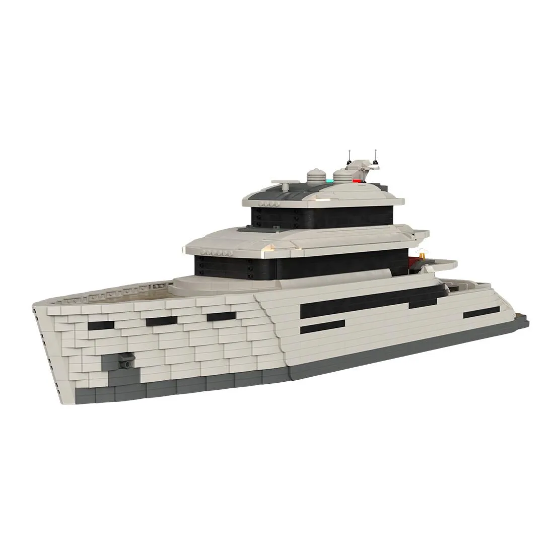 ZITIANYOUBUILD ZITIANYOUBUILD MOC-157092 Super Luxury Yacht 3255PCS — product photo