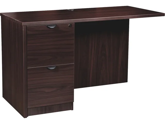 Lorell Lorell PR2448LES Prominence 2.0 Espresso Laminate Left Return 2-Drawer Office Furniture — product photo