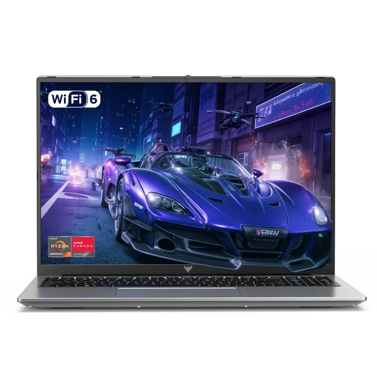 NIPOGI NIPOGI rx16 gaming laptop AMD Ryzen 7 H255 24GB DDR5 512GB 16.1" Gray WiFi 6 — product photo