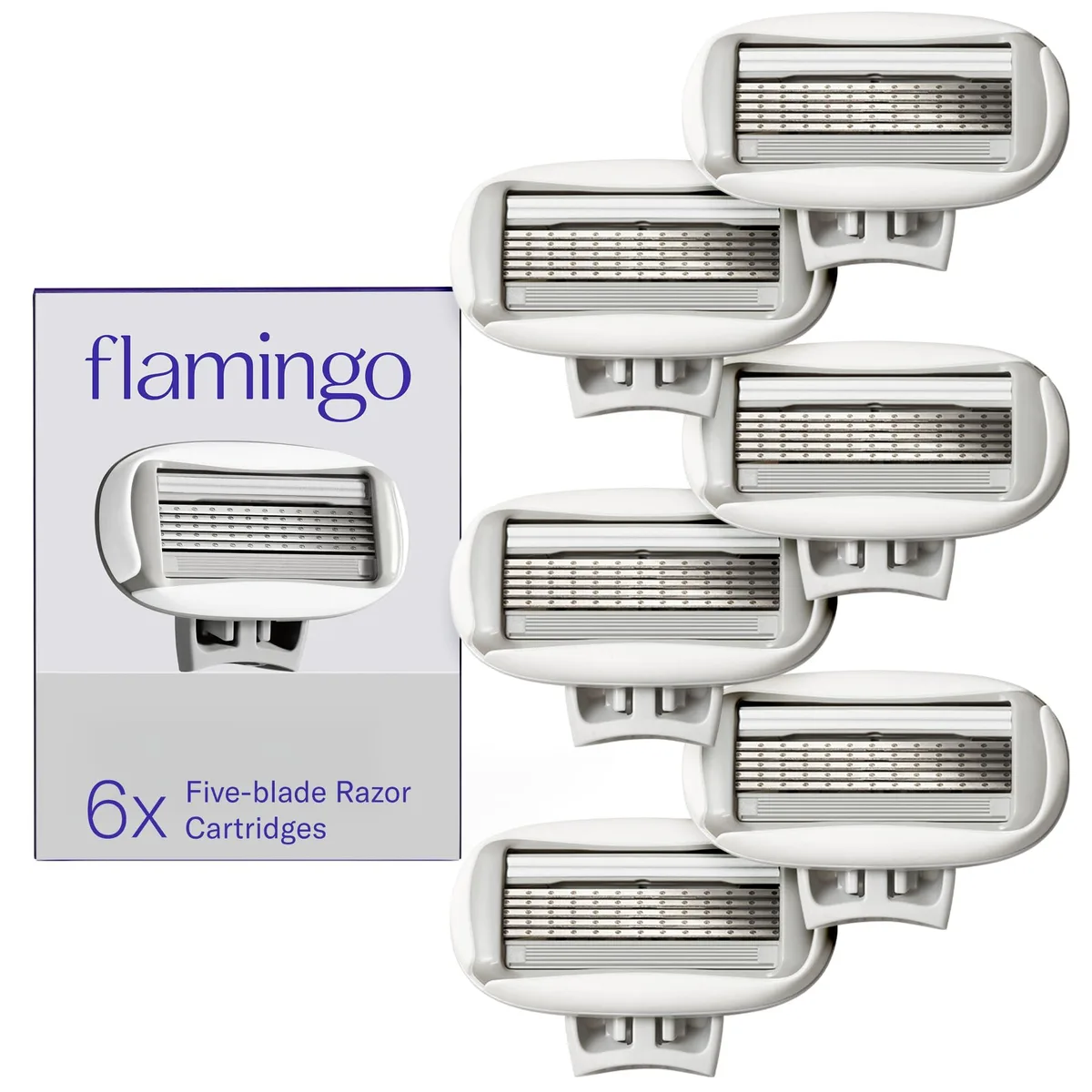  Flamingo Women's Original Razor Blade Refill Cartridges 6 Count — product photo