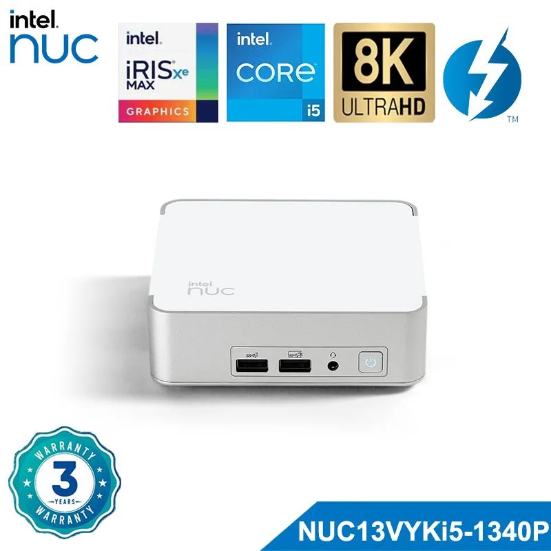 Intel Intel NUC13VYKi5 Core i5-1340P 64GB 2TB barebone mini PC — product photo