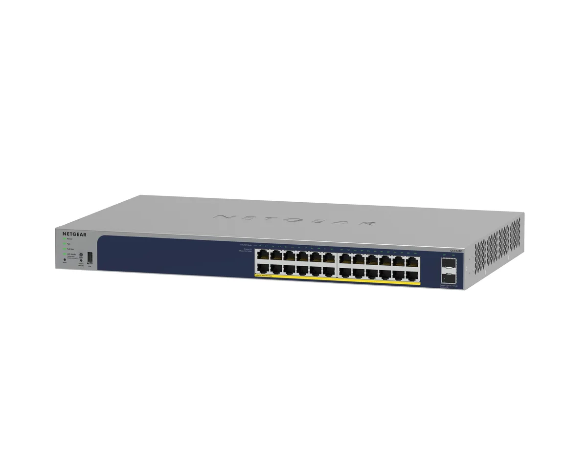 Netgear Inc. Netgear Inc. GS724TP-300NAS 24-port PoE+ network switch 190W — product photo
