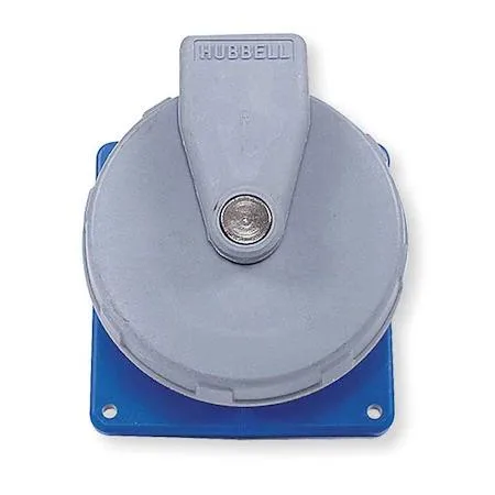 Hubbell Incorporated Hubbell Incorporated HBL460R9W Watertight Pin &amp; Sleeve Receptacle 60A — product photo