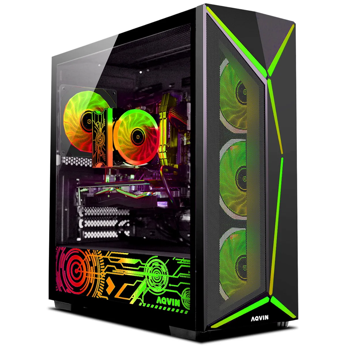 AQVIN AQVIN AQ80 Gaming PC i7-8700 RTX 3050 32GB 2TB — product photo