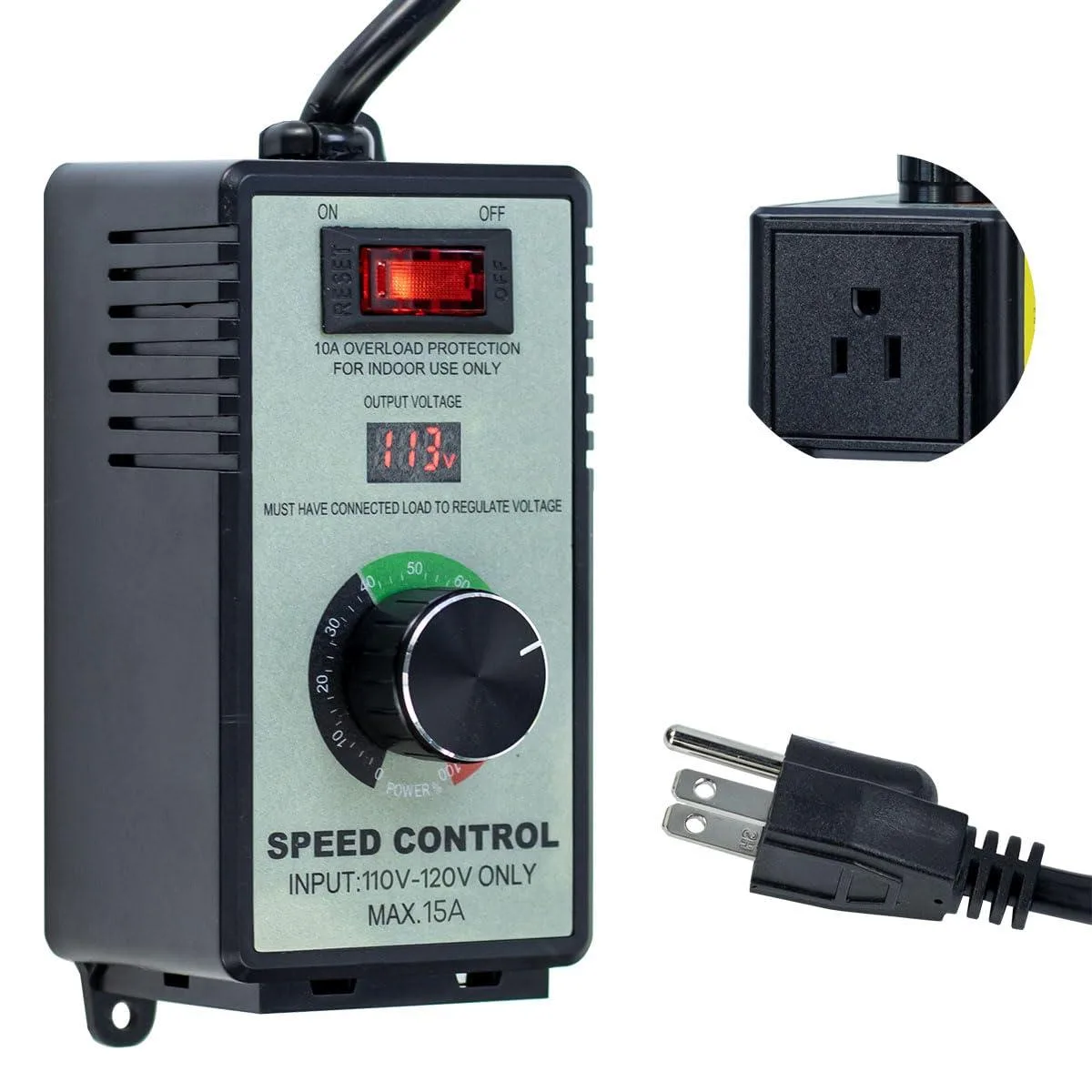 Hosyond H-094 120V 12A fan control — product photo